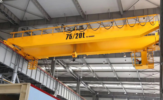 Europäischer Doppelt-Träger EOTs Crane With Trolley Hoist ABB des Modell-32T Motor