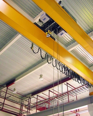 Europäischer Doppelt-Träger EOTs Crane With Trolley Hoist ABB des Modell-32T Motor