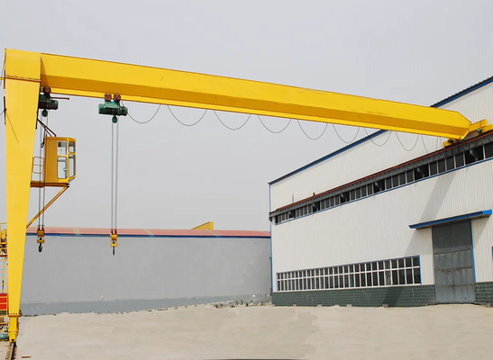 Kundengebundenes MH-Modell 16 Ton Steel Launching Single Girder Goliath Gantry Crane