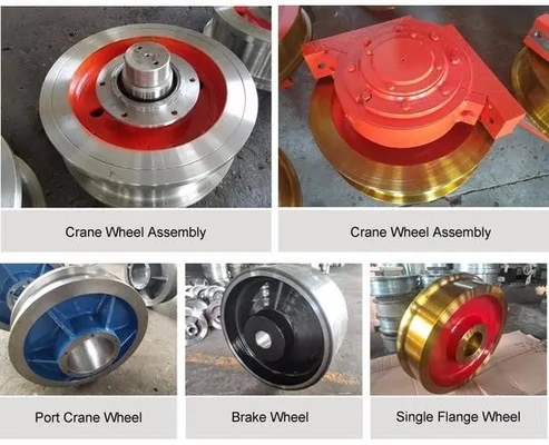 Stahl-Crane Shaft Cast Ld Wheel-Block eingestellt für Laufkran