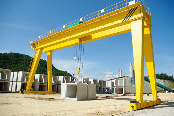 Das Granit-und Marmorsteinanheben benutzen doppelten Träger-Bock Crane Heavy Duty