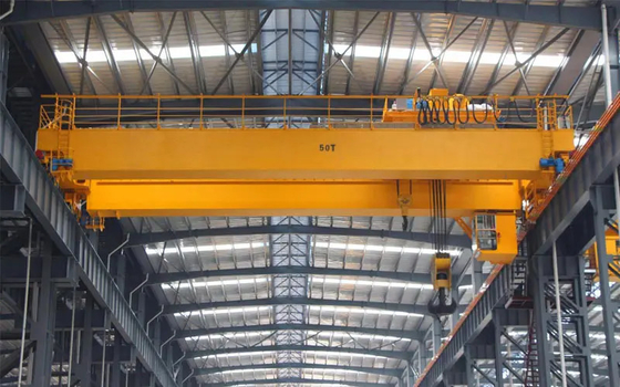 Langlebige elektrische doppelte Balkenbrücke Crane Strong Stability 20 Tonne 50 Tonne