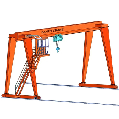 18 m P24 P38 P43 Schienenart Einträger-Gantry-Kran für Frachtwerften