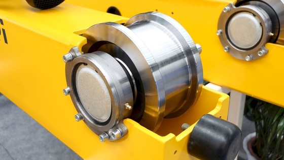 Wärmebehandelter Härte EU-Standard schmiedete Crane Wheels Wearproof Fracture Resistant
