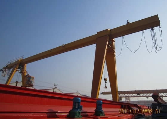 Hohe Erschließung des Grundstücks Rate Single Beam Gantry Crane 20t für Lager