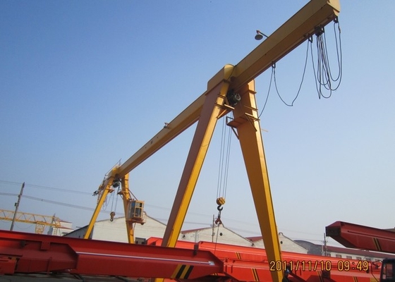 Hohe Erschließung des Grundstücks Rate Single Beam Gantry Crane 20t für Lager