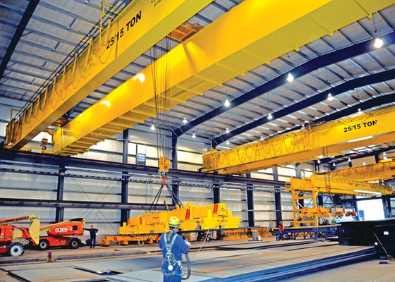 Doppelt-Träger EOT Crane With Trolley Hoist des Europäer-CXTD CXSM 5T-320T