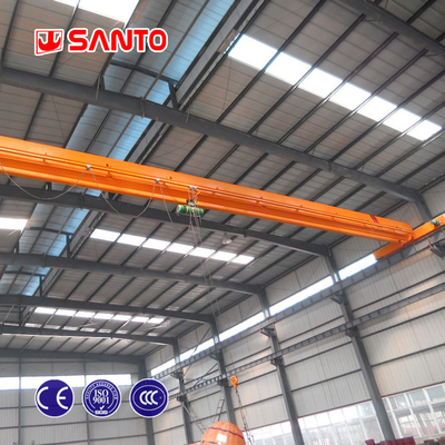 ISO 1T 20T zum industriellen einzelnen Träger obenliegender Crane With Electric Hoist