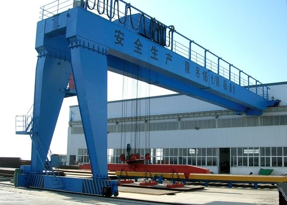 Vielseitiger Träger-halb Bock-Crane Widely Used Semi Goliath-Kran des Doppelt-100T