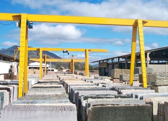 Rahmen-einzelner Strahln-Bock-Crane Goods Yard Marble Granite-Steinkran 5T 10T 20T A
