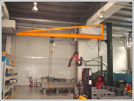 BZ0.5 zu Wand-reisender Jib Cranes Long Movement Without-Bodenfläche des Dock-BZ8