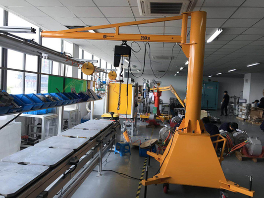 Soem-ODM 650cm bis 1000cm Schwingarm Jib Crane Flexible Rotation