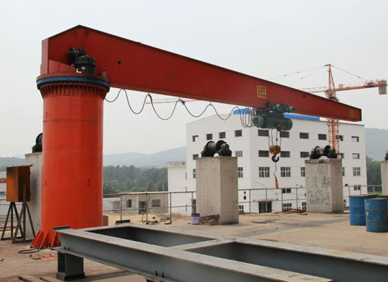 Schwingarm Crane Widely Used In Workstations SANTO Convenients 0.5T 20T