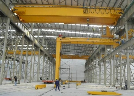 Anhebender doppelter Strahln-europäischer Laufkran 25 Ton Bridge Crane Span ISO 9m 20m