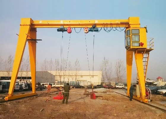 15 Tonnen schwerer Einträger-Gantry-Kran mit VFD-Steuerung für eine präzise Positionierung