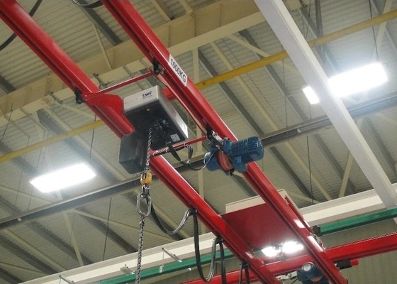 Hängendes Steuereinzelner Träger-Licht-Kapazitäts-Hängeschiene-Kran 1 Tonne 2 Tonne