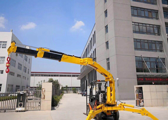 Leichter 5.07m-16m Radius-kleine Spinne Crane For Narrow Spaces