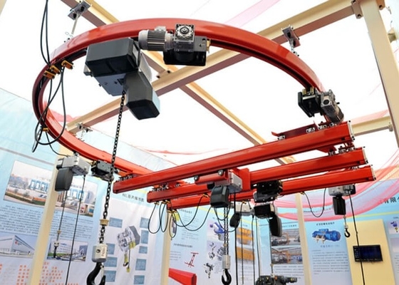 Spanne 3m bis 12m Werkstatt-Decken-Bahn KBK Crane With Electric Hoist