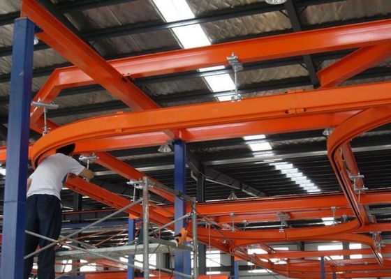 Spanne 3m bis 12m Werkstatt-Decken-Bahn KBK Crane With Electric Hoist