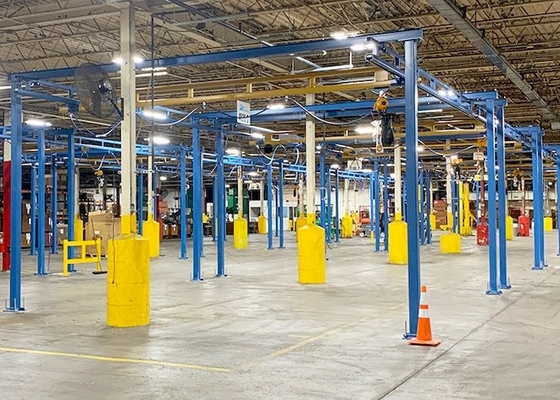 Lichtleiter-Schienen-flexible Stahlschiene KBK Crane System 3200kg