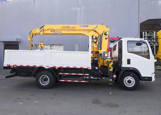 Knuckle Hydraulischer LKW Montierter Boom-Kran 8 Tonnen