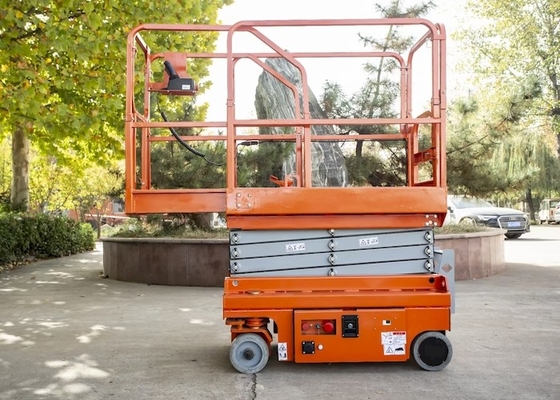 8m bis 14m Mobile-Luftarbeit-Plattform der Höhen-selbstfahrende elektrische Scherenhebebühne-300kg