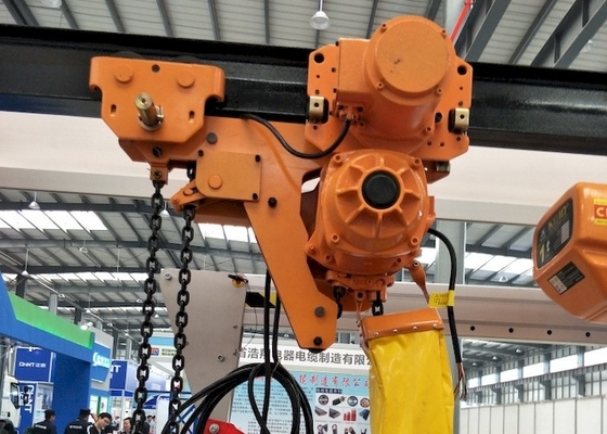 Niedrige Hebemaschinen-Hebezeug der Durchfahrtshöhen-0.5T-50T industrielle des Elektrokettenzug-81db