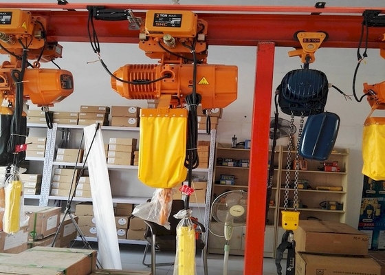 Tonne 7.5t Crane Low Headroom Motorized Trolley-Elektrokettenzug-3