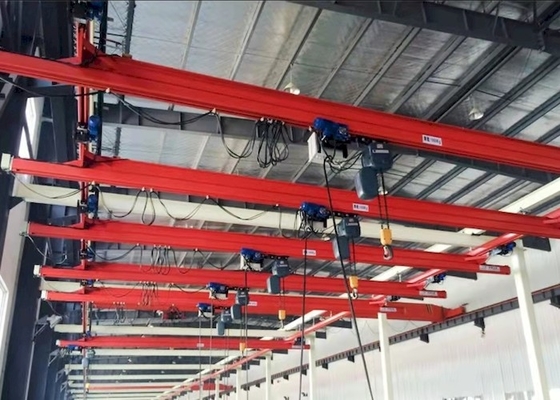 Kran SANTO 2 Ton Semi Automatic KBK Crane Flexible Double Girder Suspension