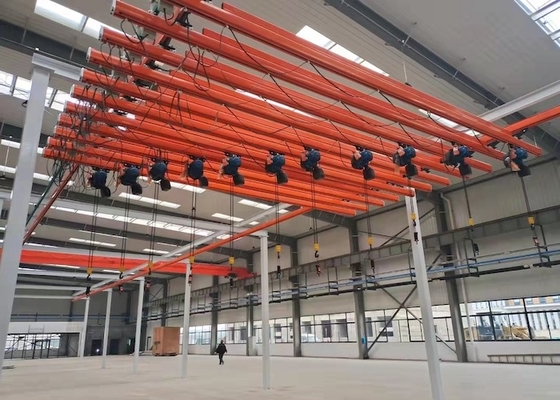 Bewegungen leichtes KBK Crane For Production Line des großen Gebiets