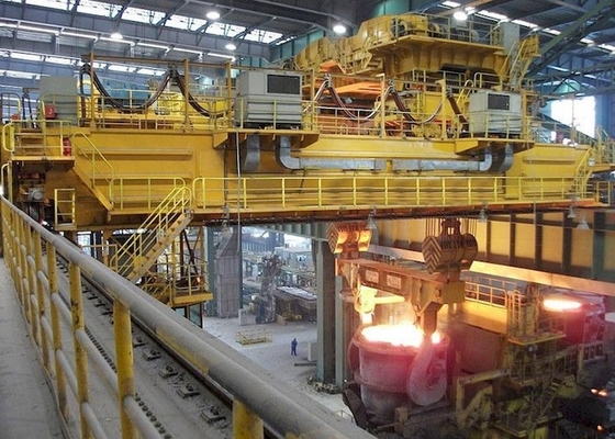 Schmelzender Werkstatt-anhebender Kran JB T7688 125/32-320/80 Ton Steel Mill Crane Metal