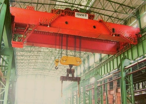 Schmelzender Werkstatt-anhebender Kran JB T7688 125/32-320/80 Ton Steel Mill Crane Metal