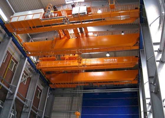 Strahl obenliegender HochleistungsCrane With Double Hooks der Gießerei-500 der Tonnen-2