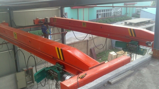 Feuergebühren-Spanne 8m/Min Lift Single Girder Overhead Kran-7.5m-31.5m