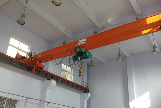 Feuergebühren-Spanne 8m/Min Lift Single Girder Overhead Kran-7.5m-31.5m