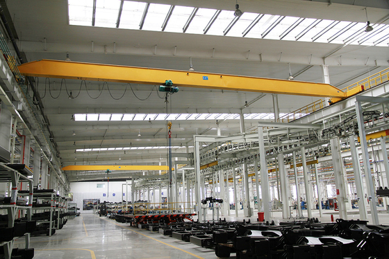 Gelbe 6m bis 18m Aufzug-Höhe CD1 MD1 3 Tonne EOT Crane For Workshop