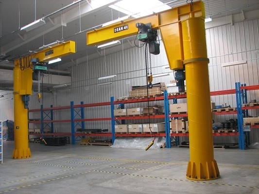 Örtlich festgelegte Spalten-freie stehende Auskragung Jib Crane 5 Ton In Workstations
