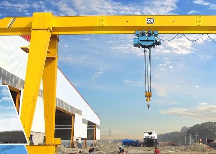 7M-40M Span Truss Beam einzelner Träger-Portalkran 10 Ton For Cement Plant