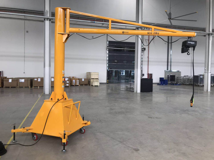 Boden der Arbeitsplatz-20t 0.5t - angebrachte Crane Simple Installation Swivel Crane-Hebemaschine