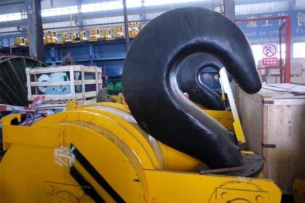 Europäerartige obenliegende Bock-Hebemaschine schmiedete Block-Doppeltes Crane Hook, den C formte